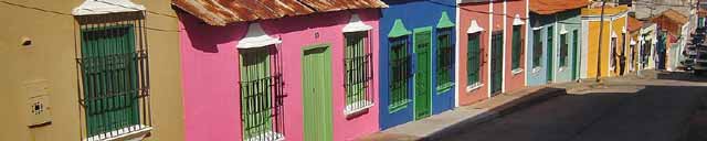 Straße im historischen Zentrum von Ciudad Bolívar