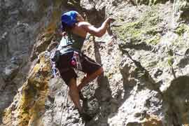 Climbing in the Andes