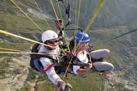 Paragliding in den Anden