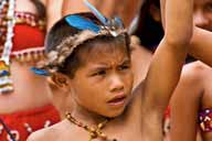 Menino em Santa Elena de Uairén