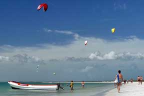 Kitesurfing in Isla de Coche