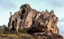 Felsen auf dem Auyan-Tepui