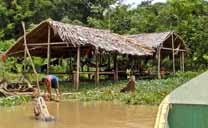 Besuch bei einer kleinen Warao-Gemeinschaft