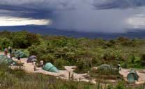Camp de base du mont Roraima